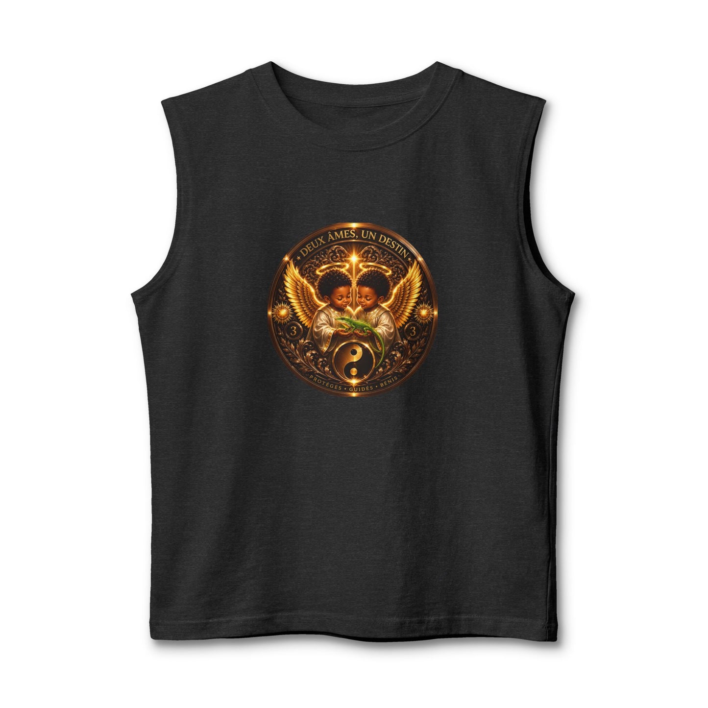 Merch Wars Season 3 Product 008 Graphic Muscle Tank — by Marasa Yo V2