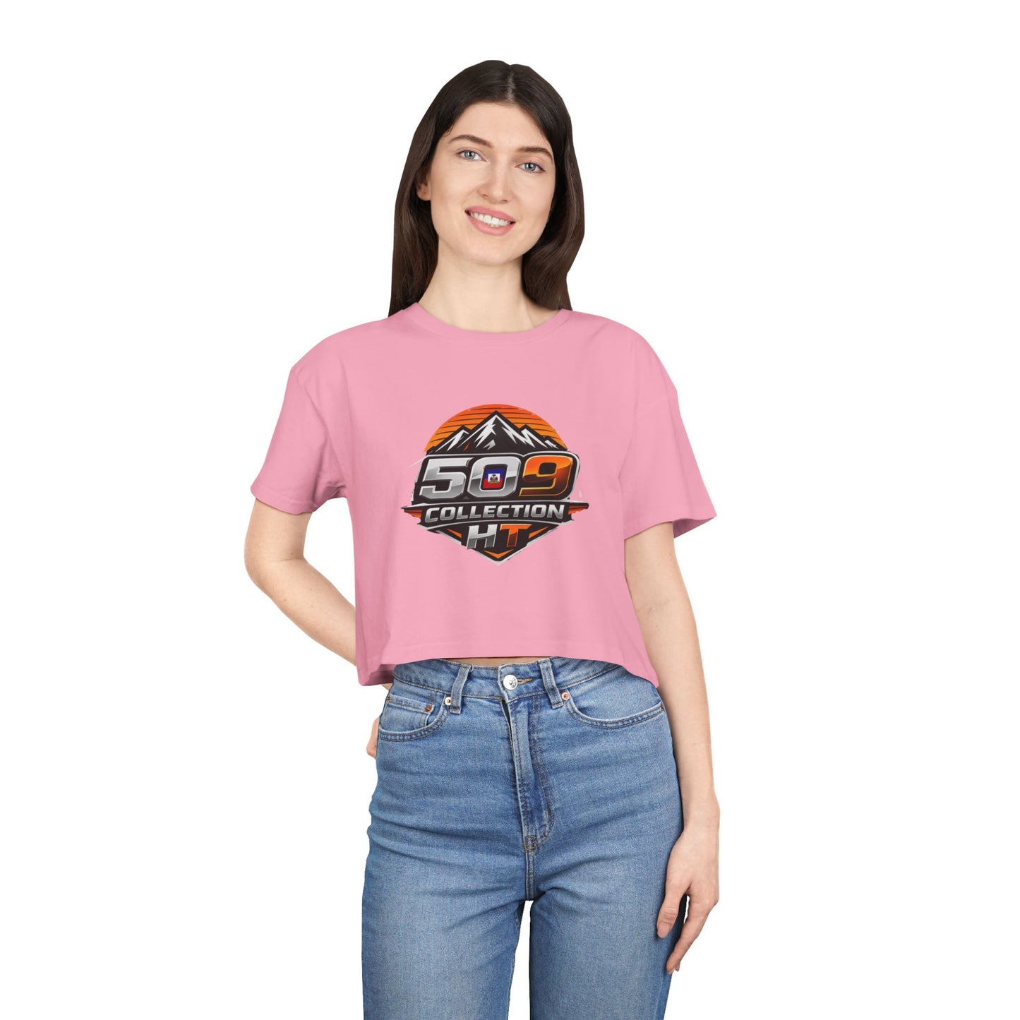 Merch Wars Product 005 Women's Crop Tee/ AS Colour 4062/ size: 3425X2929 px by Glory to Lord