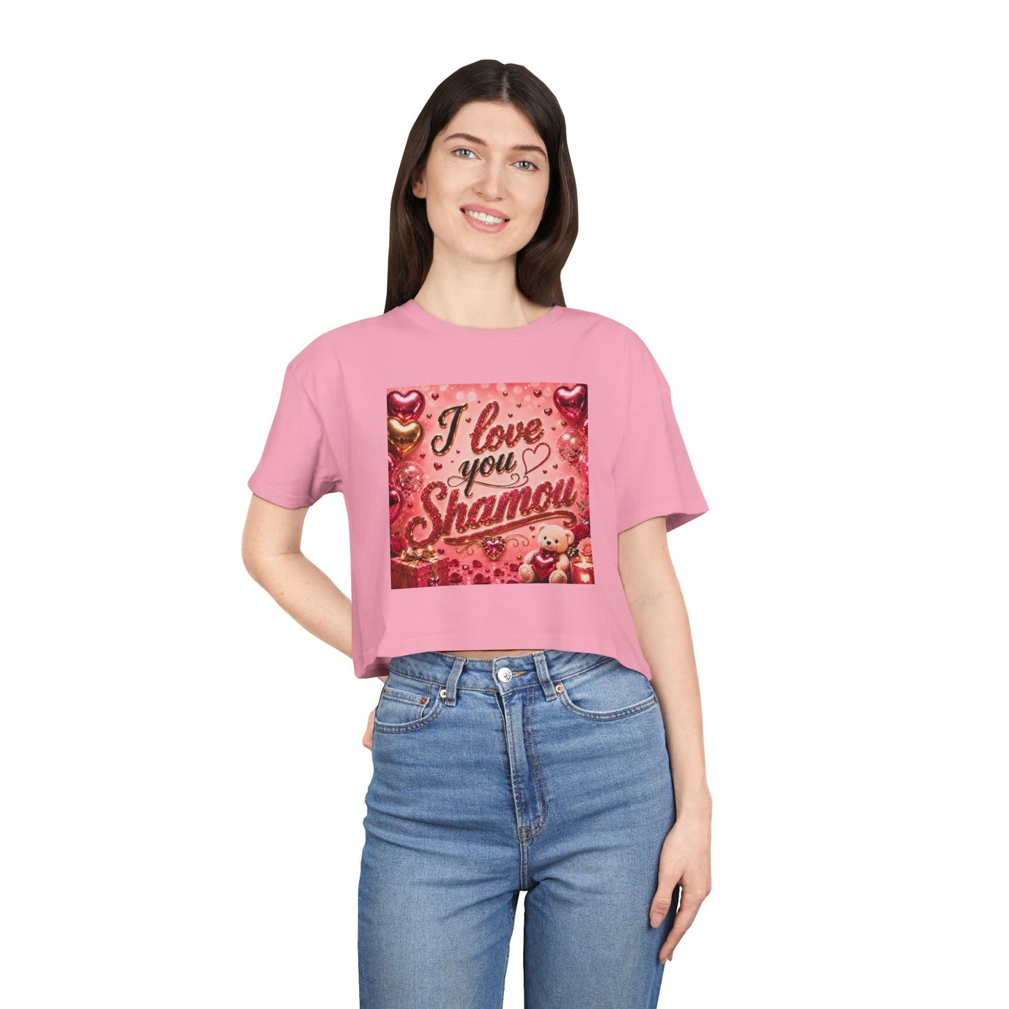 USA ONLY/ MERCH WARS/ Women's Crop Tee # APP001/ by Shamou