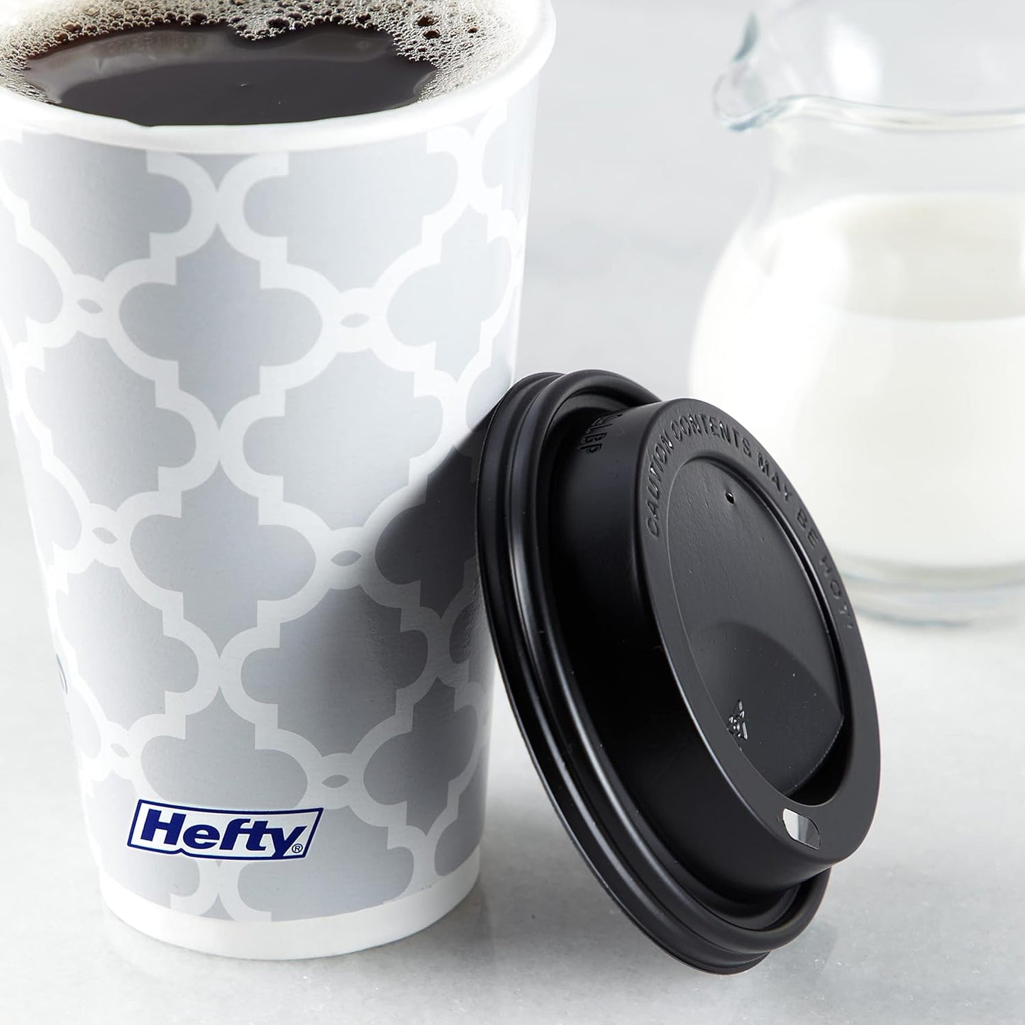 Disposable Hot Cups with Lids, 16 oz, 20-pack ($0.23/Unit)