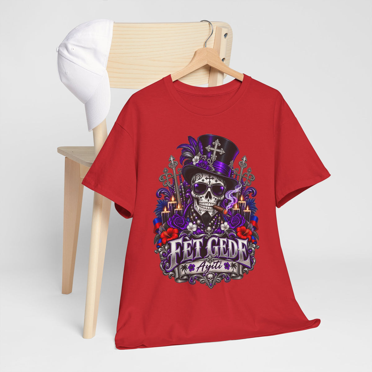 Kilti Ayisyen: Fèt GEDE T-shirt (USA Market)