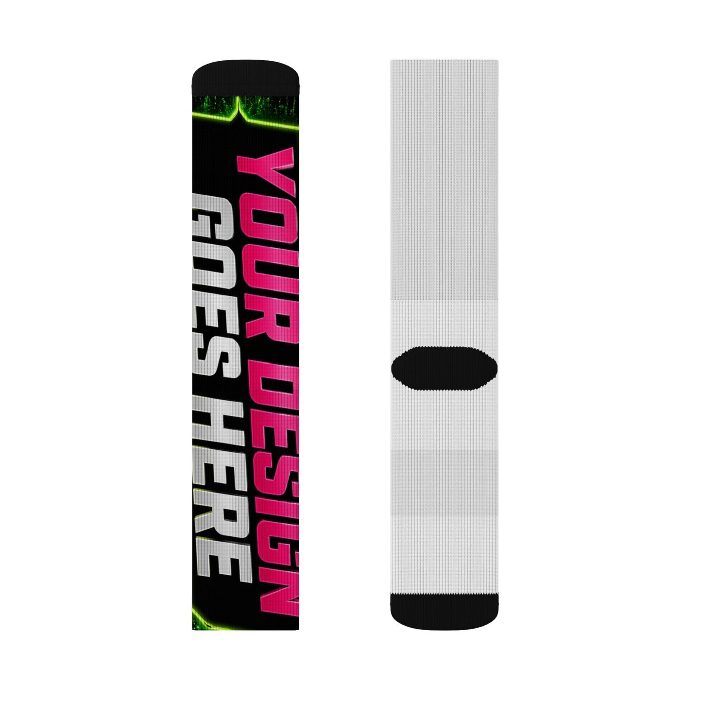 Template Merch Wars Product 023 Custom Sublimation Socks -