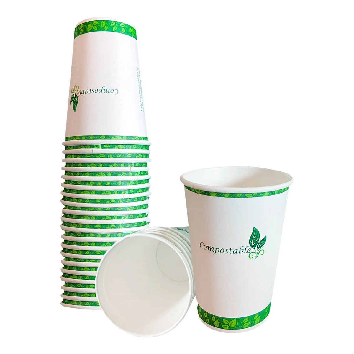 Compostable Paper Cup, 10 oz, 1000-case ($0.109/Unit)