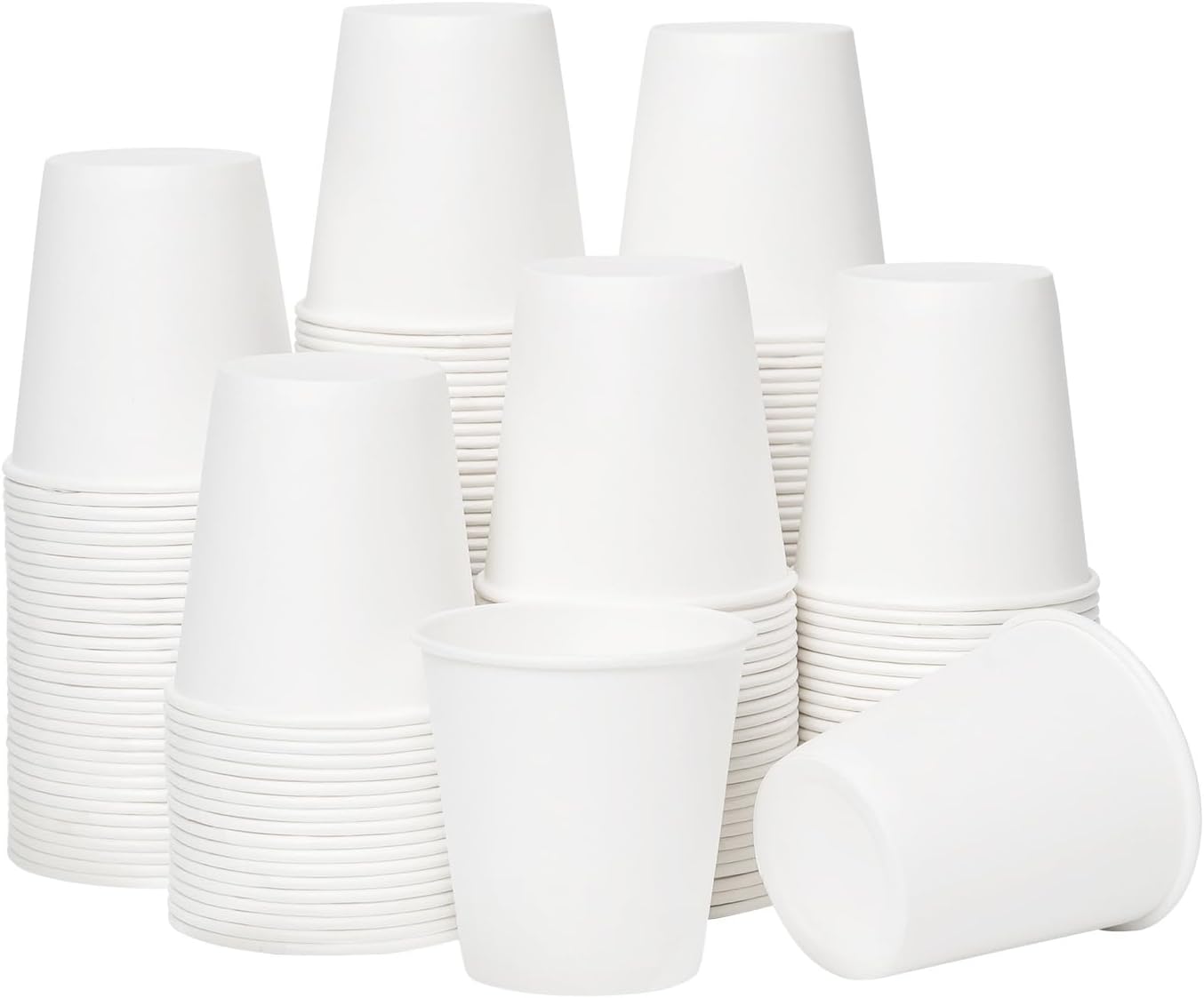 Disposable Paper Coffee Cups with Lids, 3oz 100-pack ($0.10/Unit)