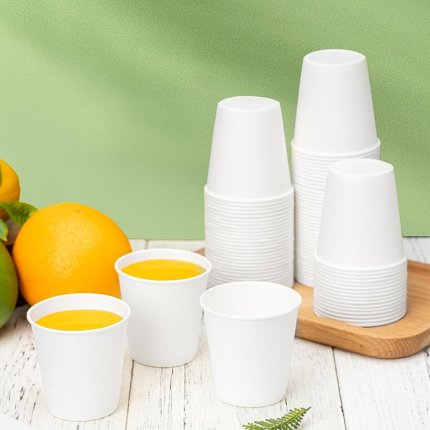 Disposable Paper Coffee Cups with Lids, 3oz 100-pack ($0.10/Unit)