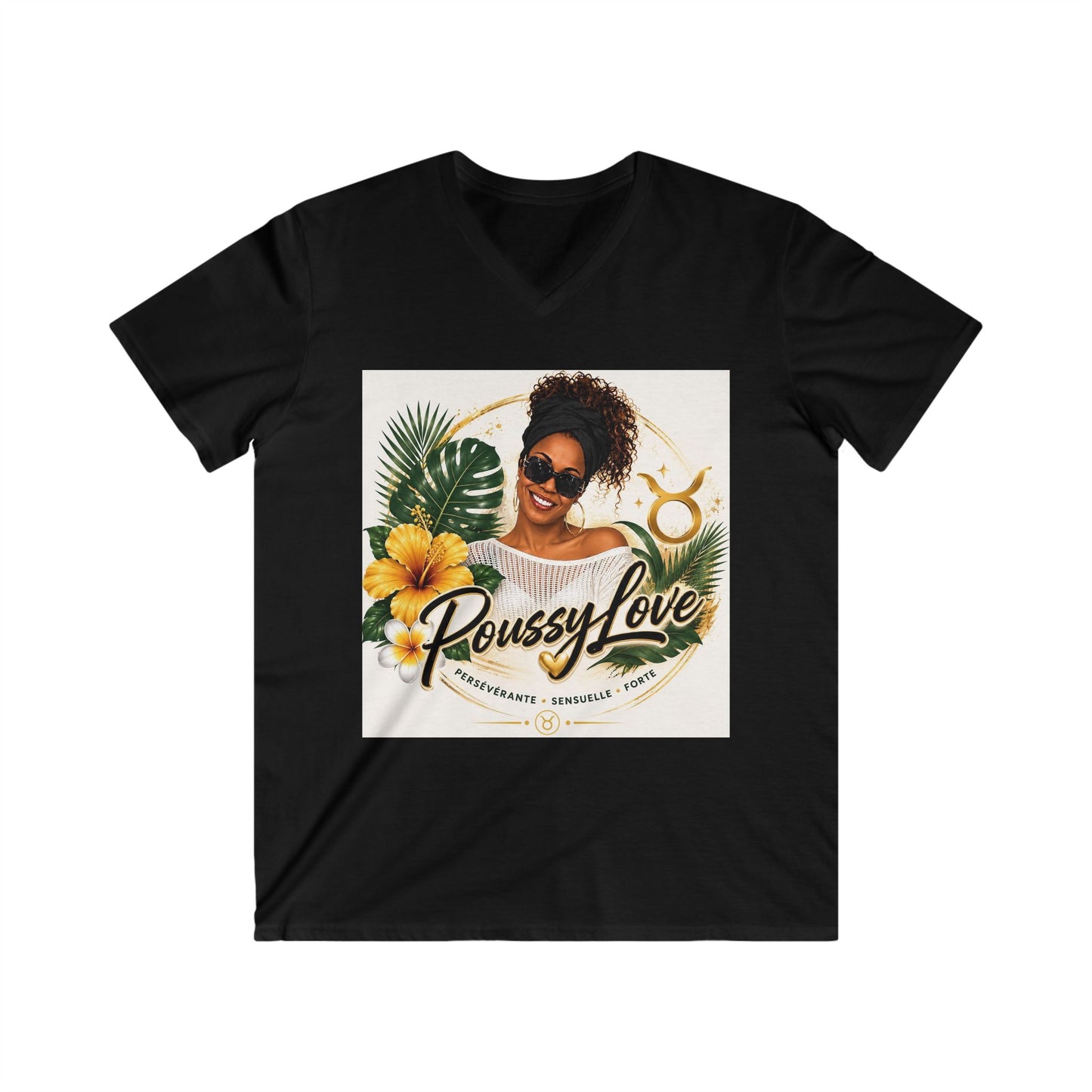 EUROPE ONLY/ MERCH WARS/ Fitted V-Neck Short Sleeve Tee #APP018/ by Poussylove