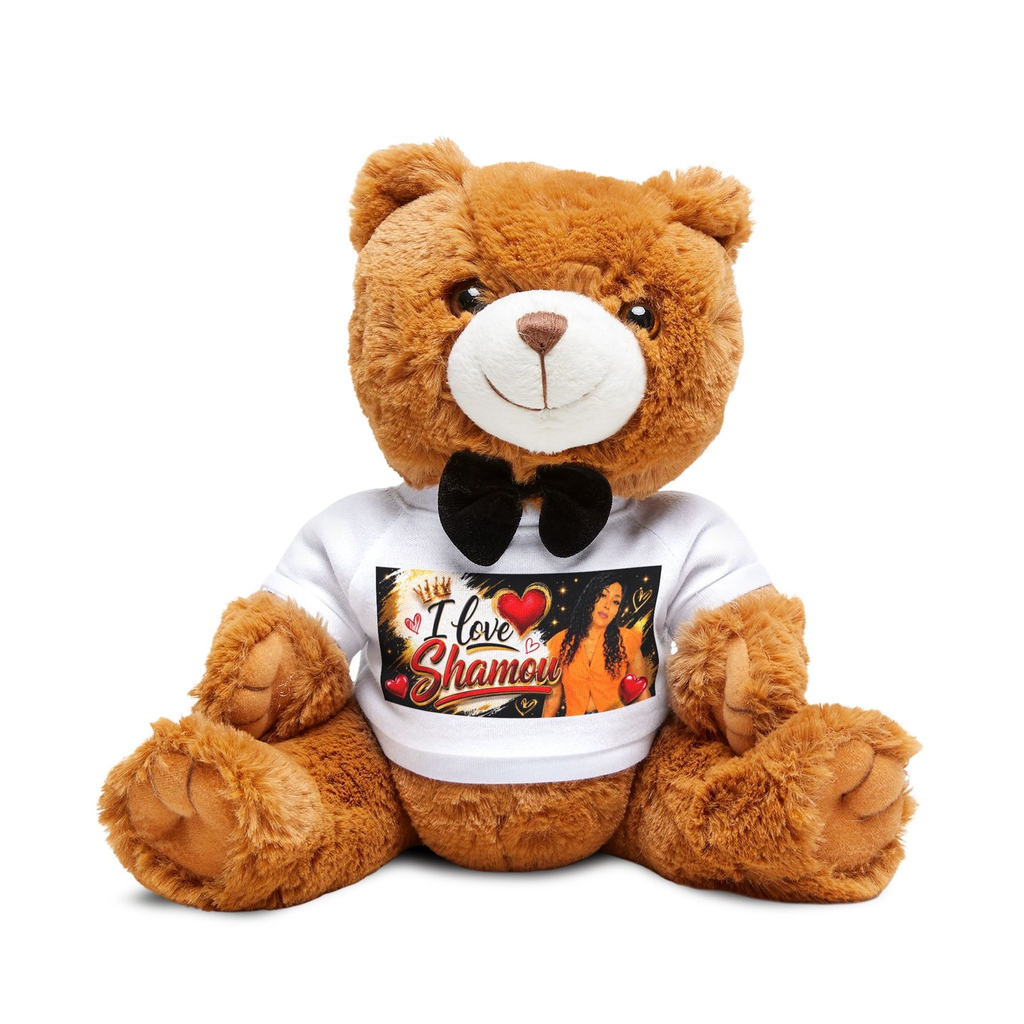 Merch Wars Product #030 Customizable Teddy Bear Plush with Personalized T-Shirt by Shamou