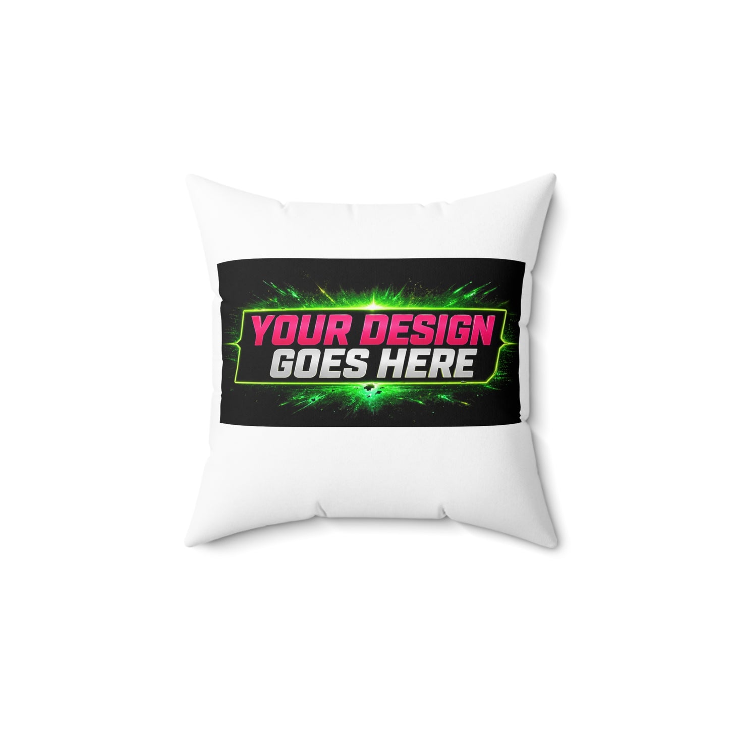 Template Merch Wars Product 022 Custom Graphic Square Pillow —