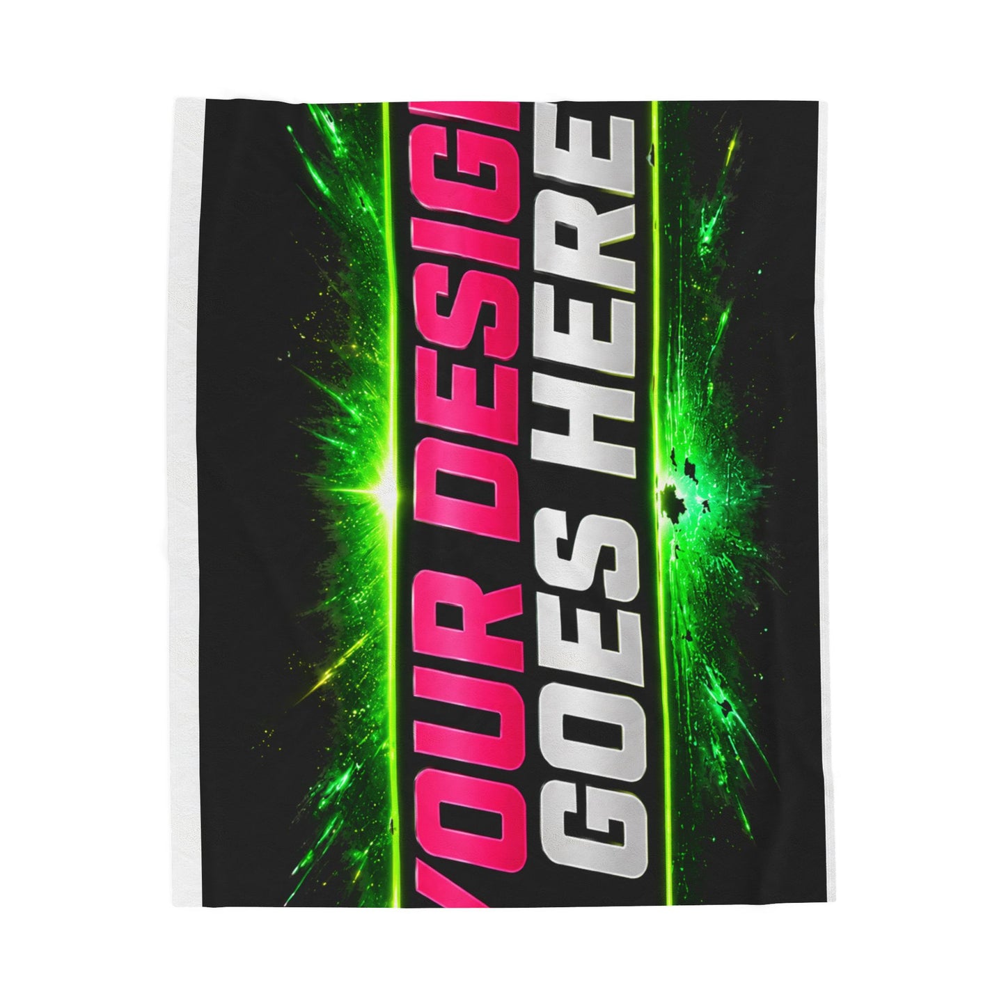 Template Merch Wars  Product 001 Velveteen Plush Blanket —