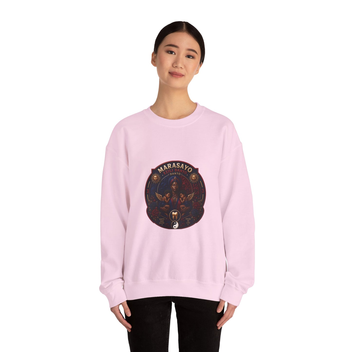 Merch Wars Product 013 Crewneck Sweatshirt/ Gildan 18000/ Size: 3852X4398 px by Marasa yo V3