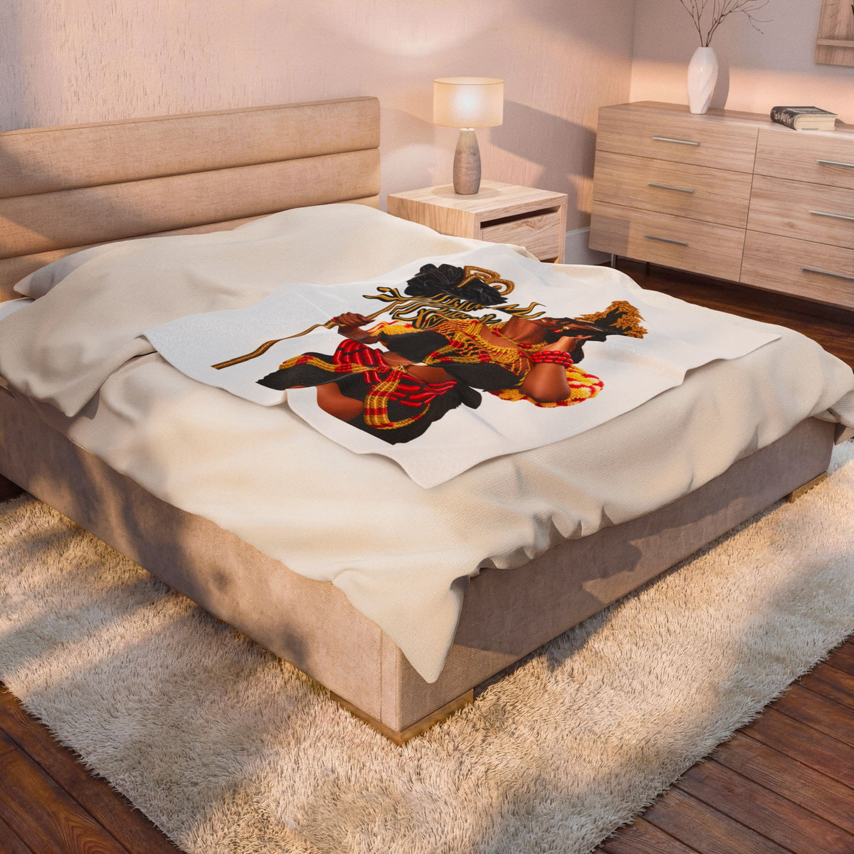 SheIsBlxn :  Velveteen Plush Blanket #HOME001-3