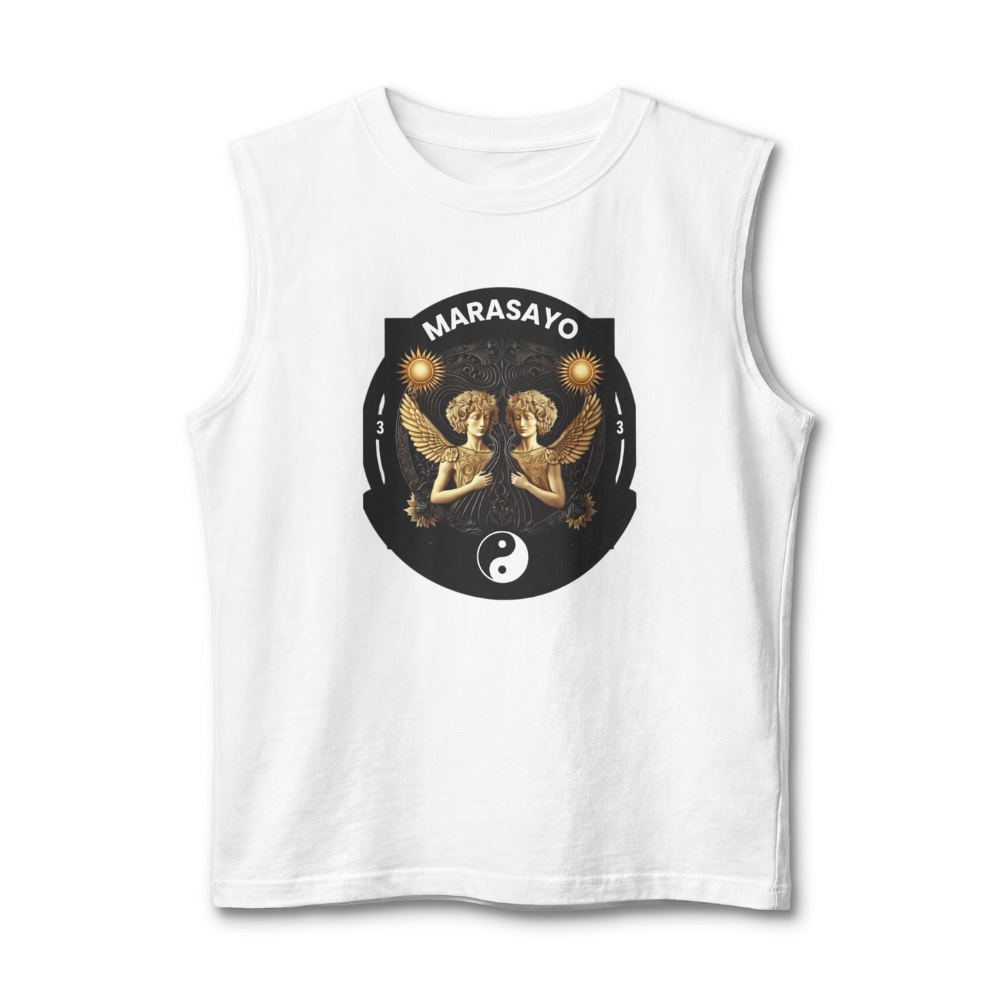 Merch Wars Season 3 Product 008 Graphic Muscle Tank — by Marasa Yo V3