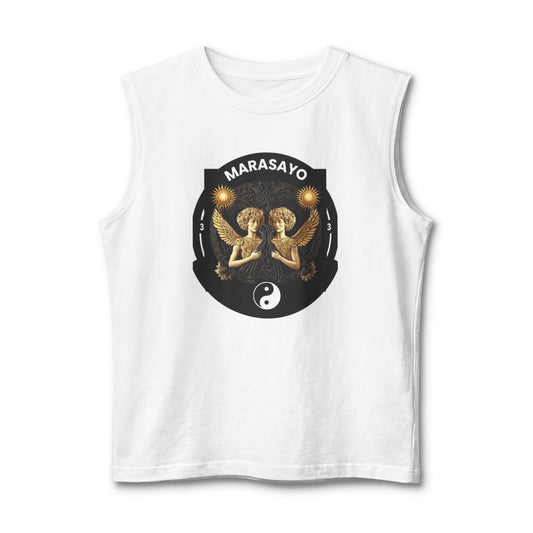 Merch Wars Season 3 Product 008 Graphic Muscle Tank — by Marasa Yo V3