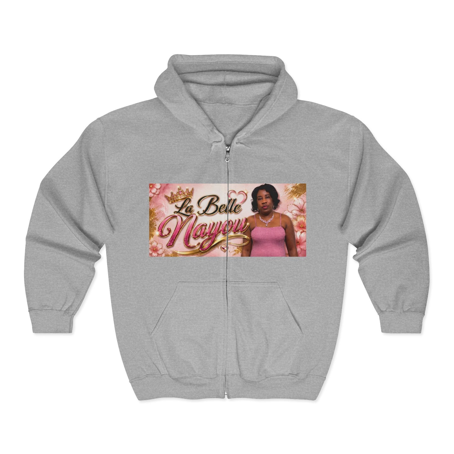 Merch Wars Product 012 Zip Hoodie Pullover/  Gildan 18600/ Size: 4500X3000 px by La Belle Nayou