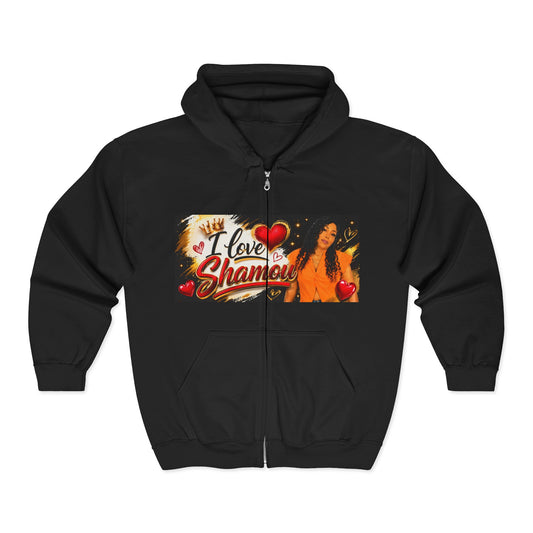 Merch Wars Product 012 Zip Hoodie Pullover/  Gildan 18600/ Size: 4500X3000 px by Shamou