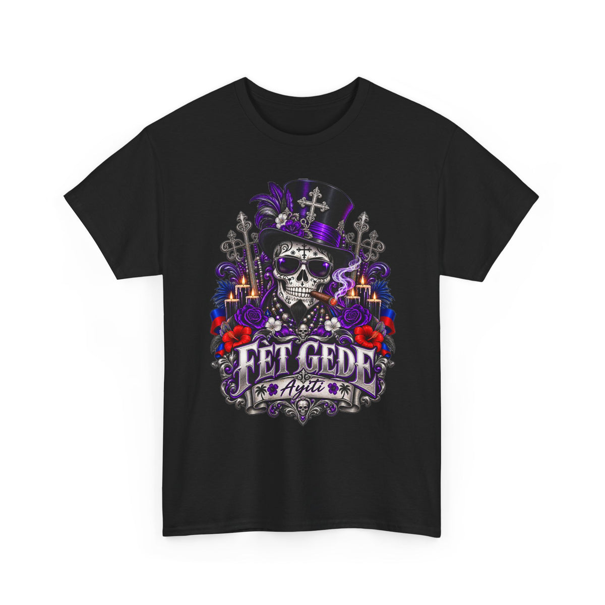 Kilti Ayisyen: Fèt GEDE T-shirt (USA Market)