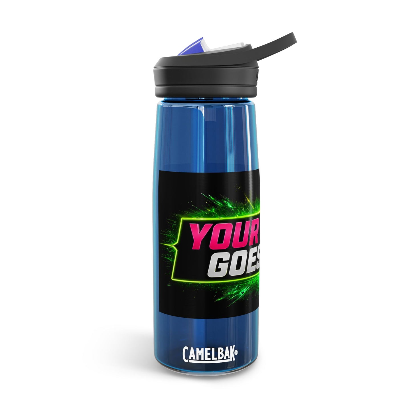 Template Merch Wars Product #025 Custom CamelBak Eddy® Water Bottle — Neon Graphic Design (20oz/25oz)