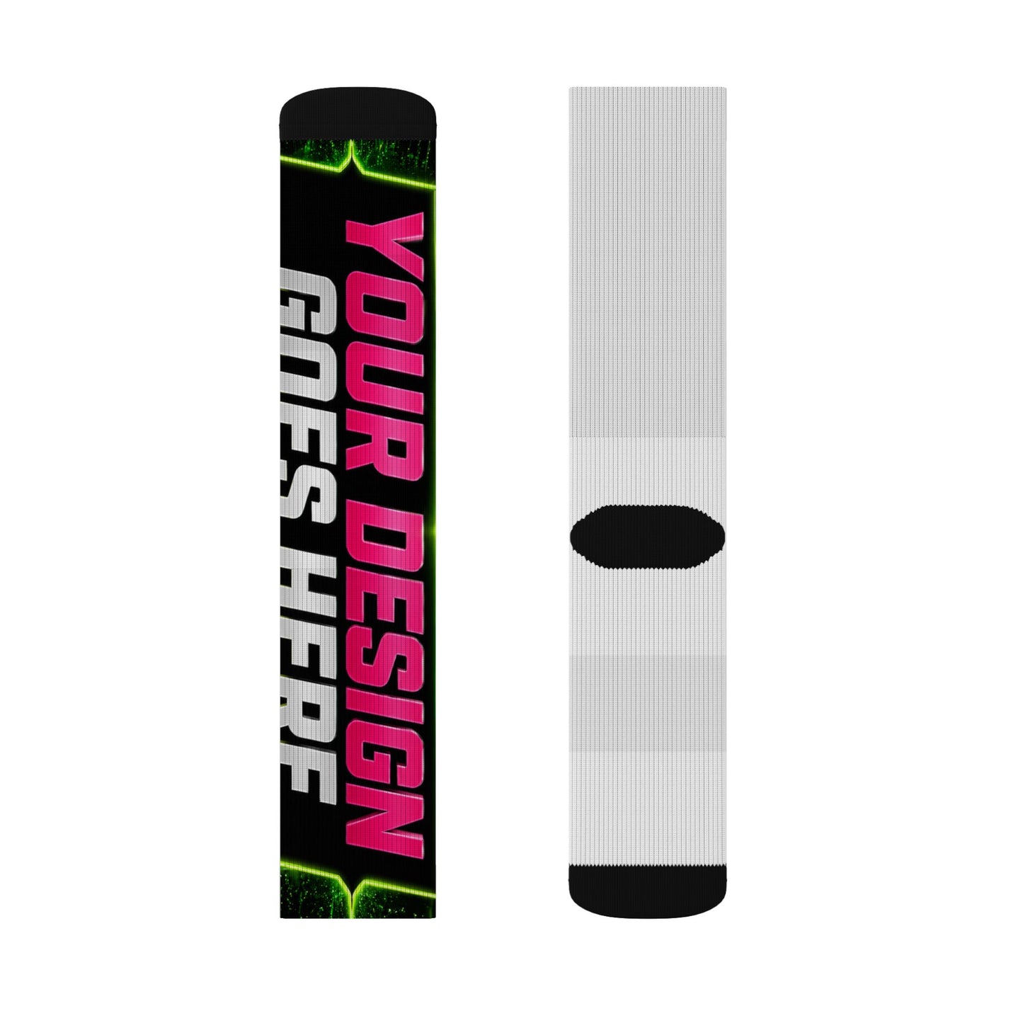 Template Merch Wars Product 023 Custom Sublimation Socks -