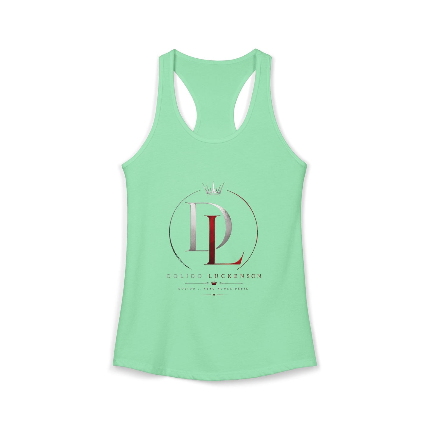 Merch Wars Product 019 Women's Ideal Racerback Tank by Dolido
