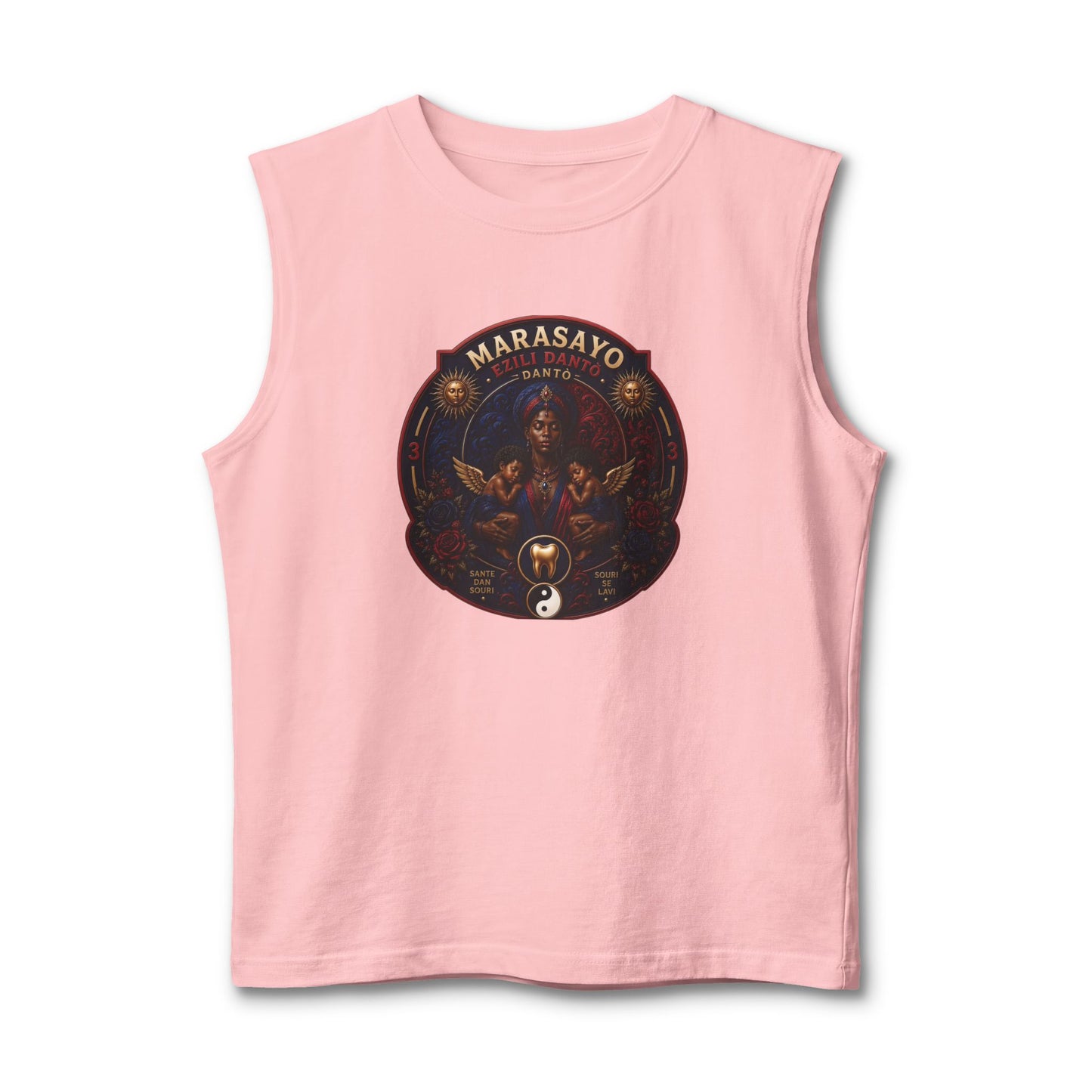 Merch Wars Season 3 Product 008 Graphic Muscle Tank — by Marasa Yo V1