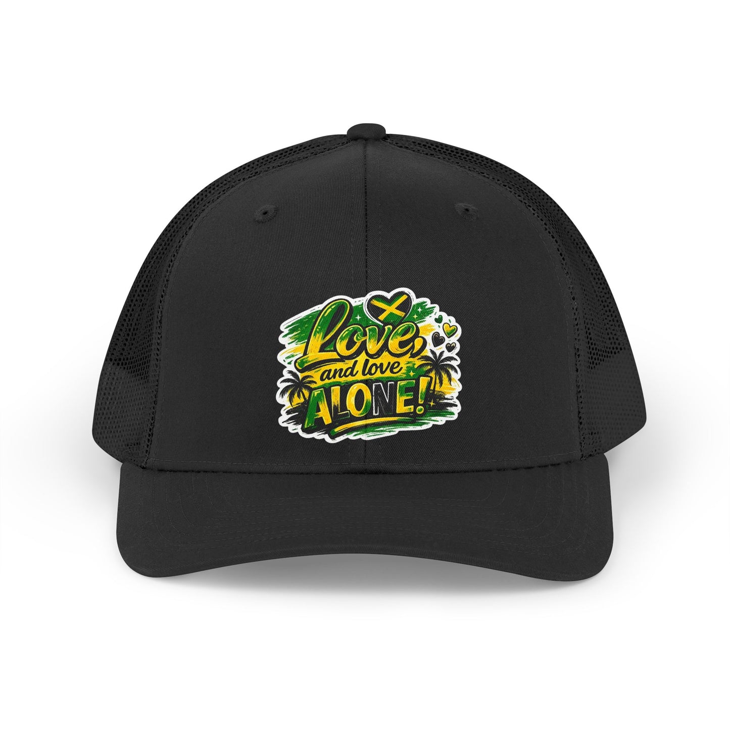 Merch Wars Product 015 -Trucker Hat V1 — Retro  Mesh Cap by Jay Fortune