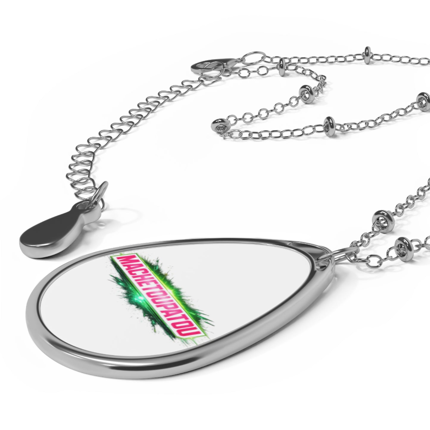 MT TEMPLATE/ USA ONLY/ MERCH WARS/  Oval Pendant Necklace #JEWEL001 - by