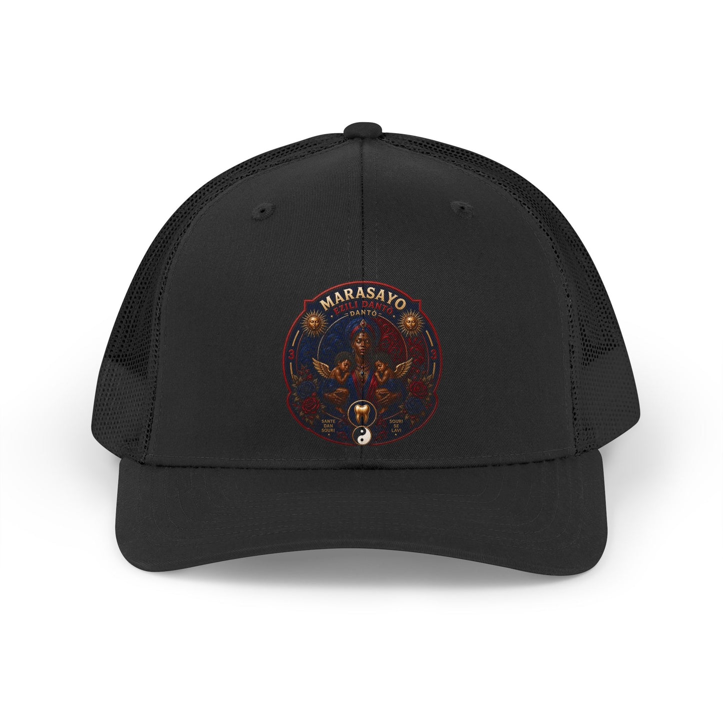 Merch Wars Product 015 -Trucker Hat — Retro  Mesh Cap by Marasa Yo V3
