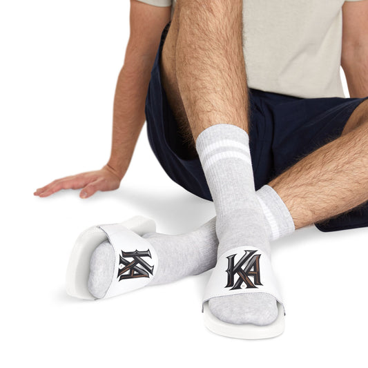 Merch Wars Product 003 : Men's Removable-Strap Slide Sandals V1 By King Aspilla