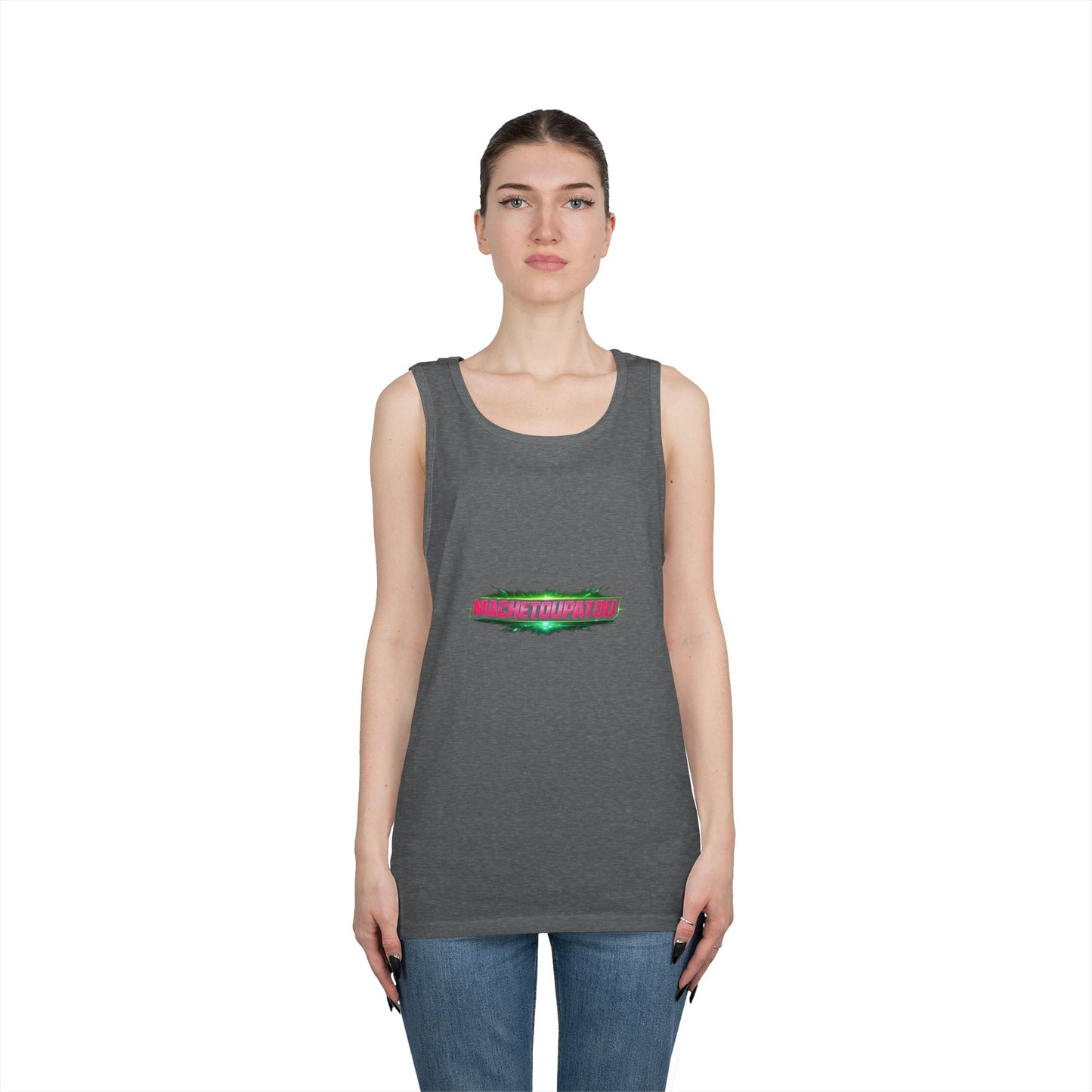 Template Merch Wars Product 006 Tank Top / Gildan 5200/ Size: 3000X3413 px