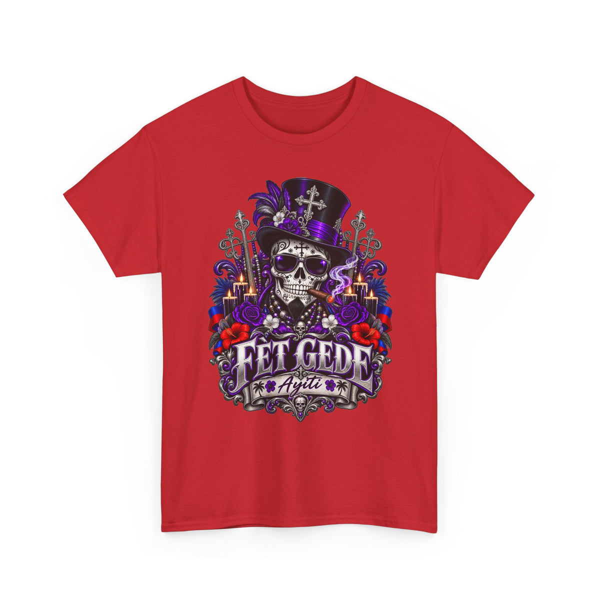 Kilti Ayisyen: Fèt GEDE T-shirt (USA Market)
