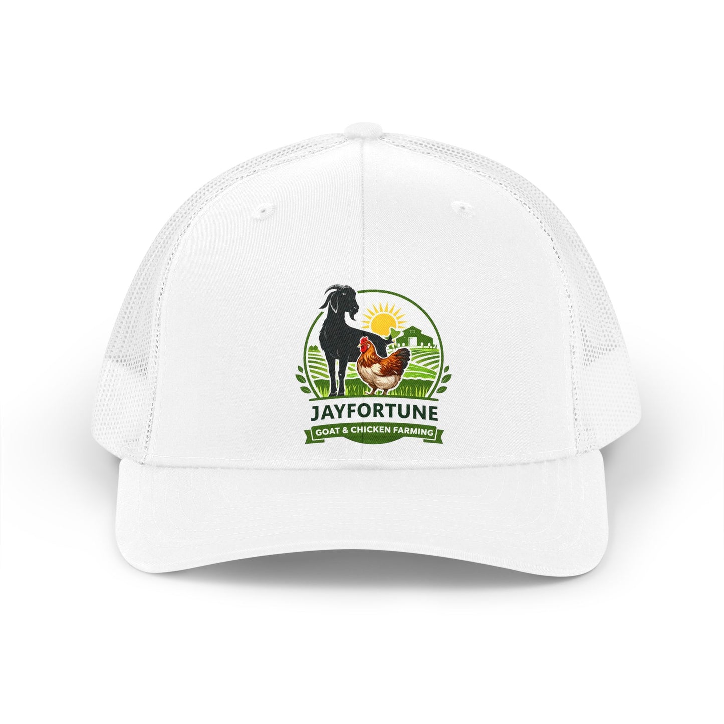 Merch Wars Product 015 -Trucker Hat V2 — Retro  Mesh Cap by Jay Fortune