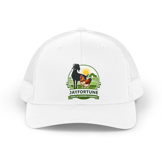 Merch Wars Product 015 -Trucker Hat V2 — Retro  Mesh Cap by Jay Fortune