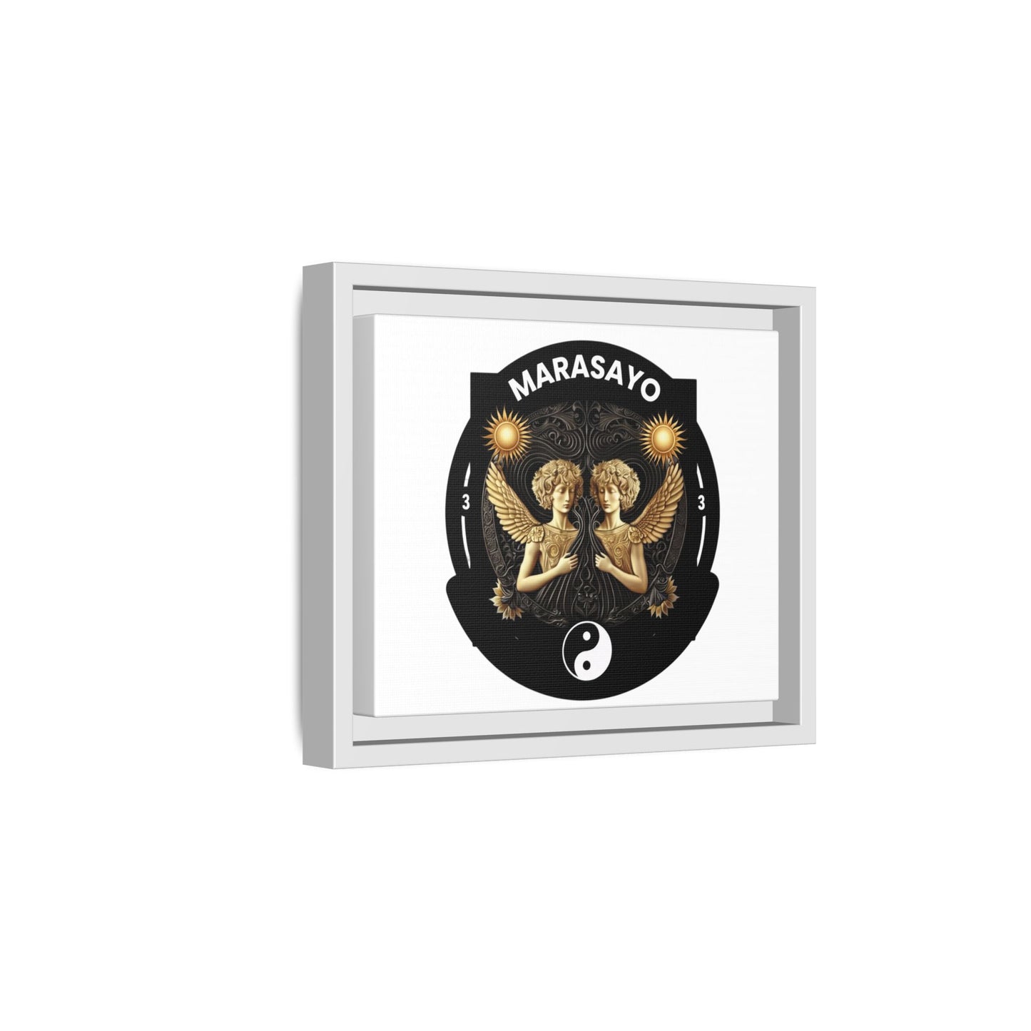 Merch Wars Product 002 : Matte Canvas, Framed (Multi-color) / Desing (3000X2400 px) / Multiple Colors / by Marasa Yo V1