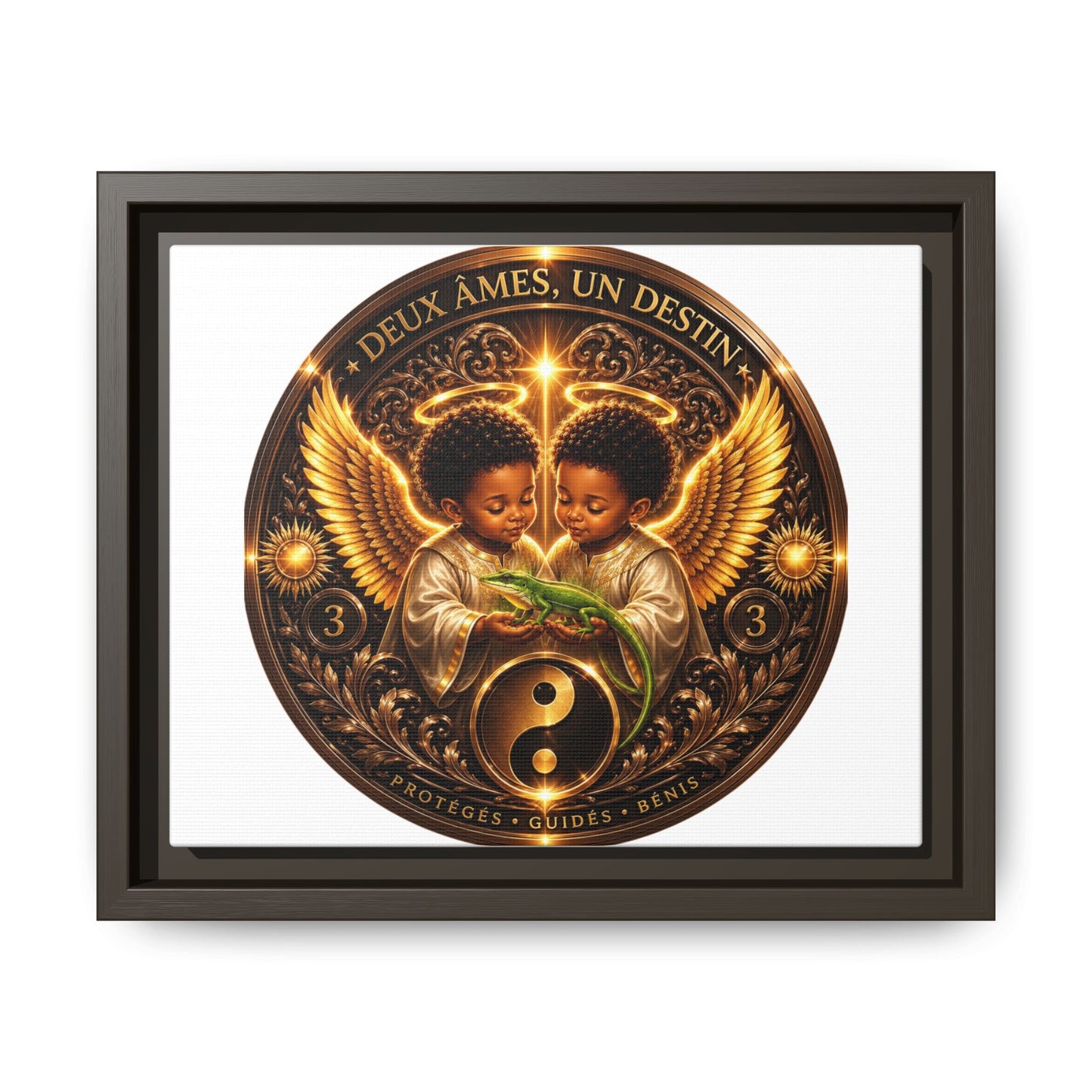 Merch Wars Product 002 : Matte Canvas, Framed (Multi-color) / Desing (3000X2400 px) / Multiple Colors by Marasa Yo V2