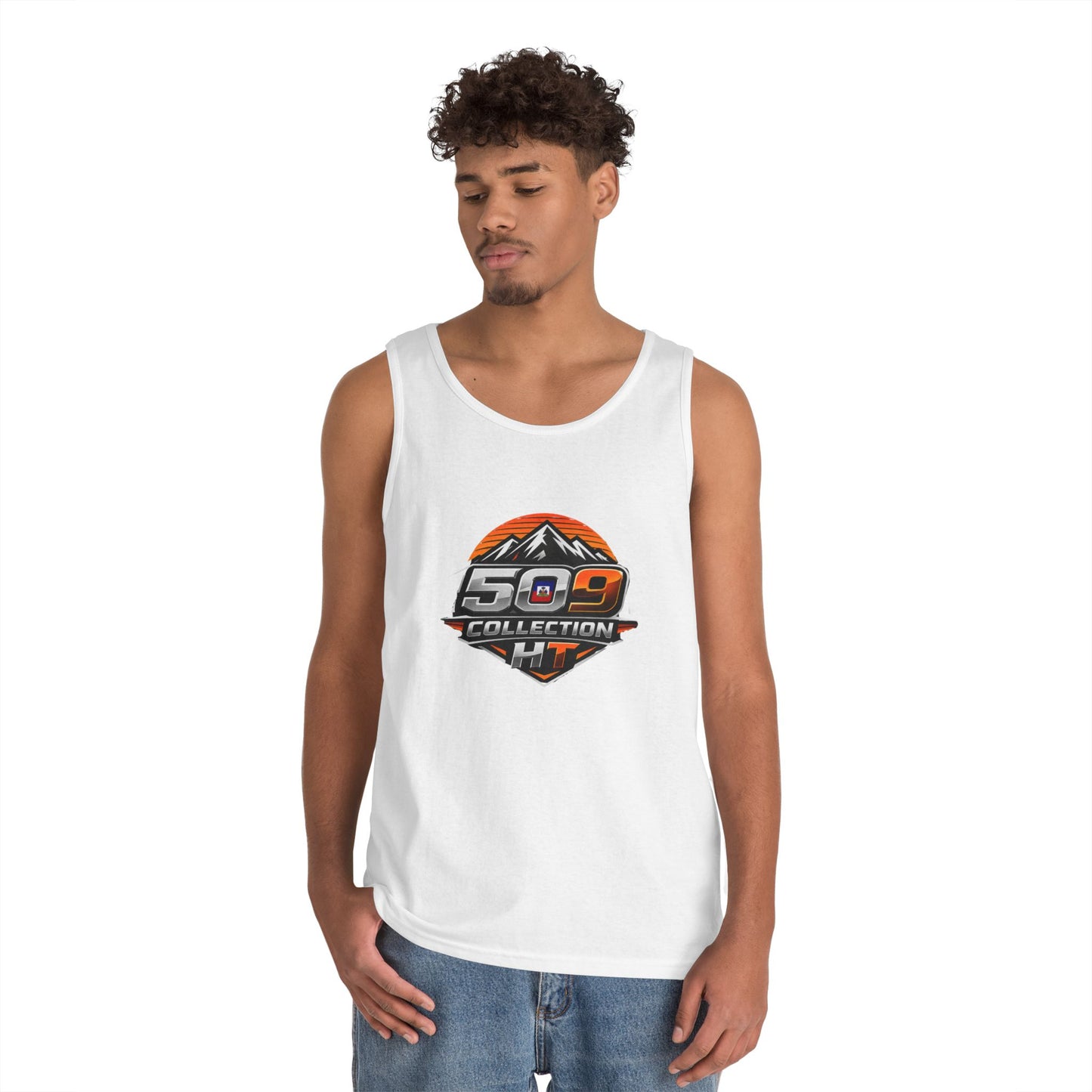 Merch Wars Product 006 Tank Top / Gildan 5200/ Size: 3000X3413 px By Glory to Lord