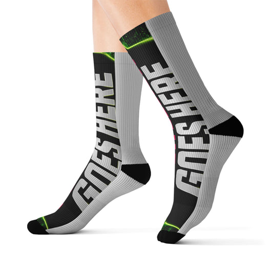 Template Merch Wars Product 023 Custom Sublimation Socks -