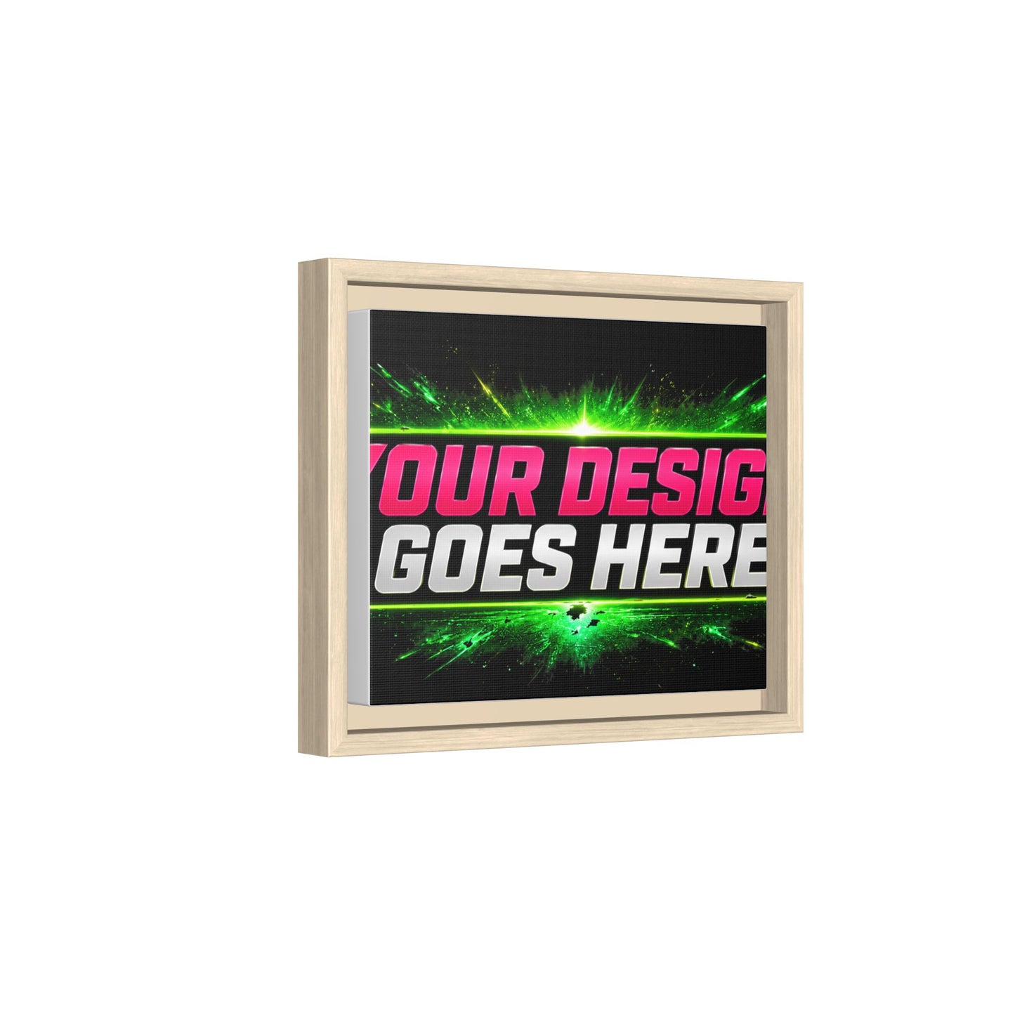 Template  Merch Wars Product #036 Framed Matte Canvas Wall Art —
