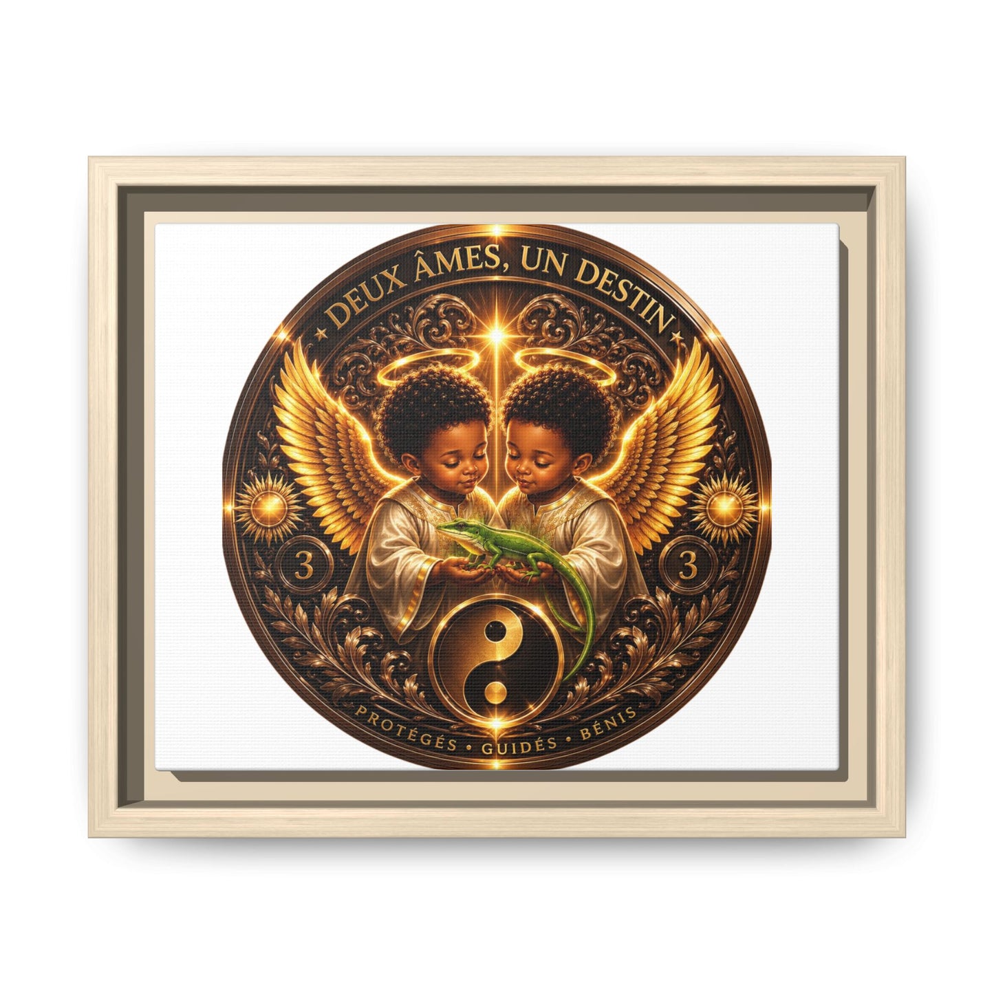 Merch Wars Product 002 : Matte Canvas, Framed (Multi-color) / Desing (3000X2400 px) / Multiple Colors by Marasa Yo V2