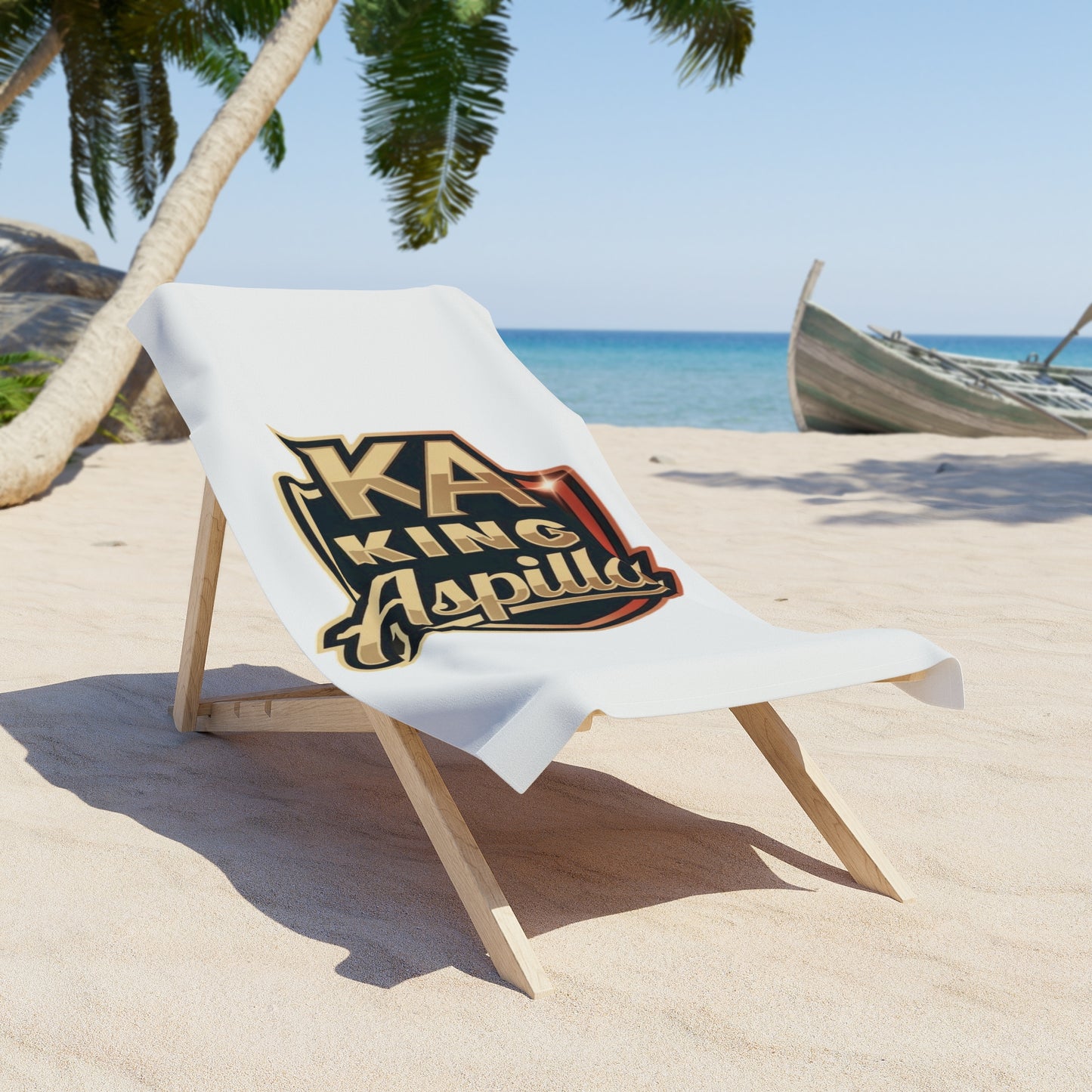 Merch Wars Product 020. Beach Towel — By King Aspilla V1