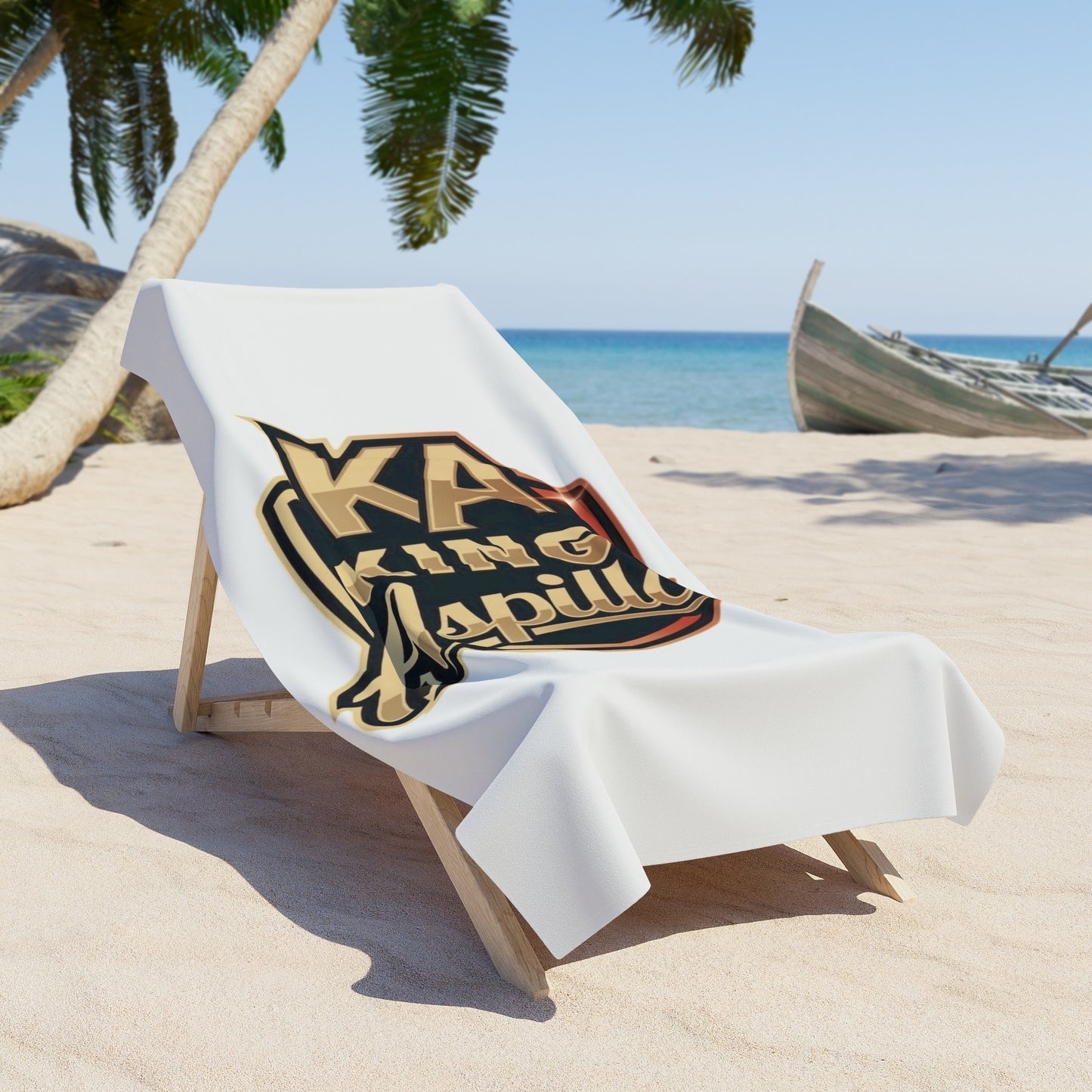 Merch Wars Product 020. Beach Towel — By King Aspilla V1