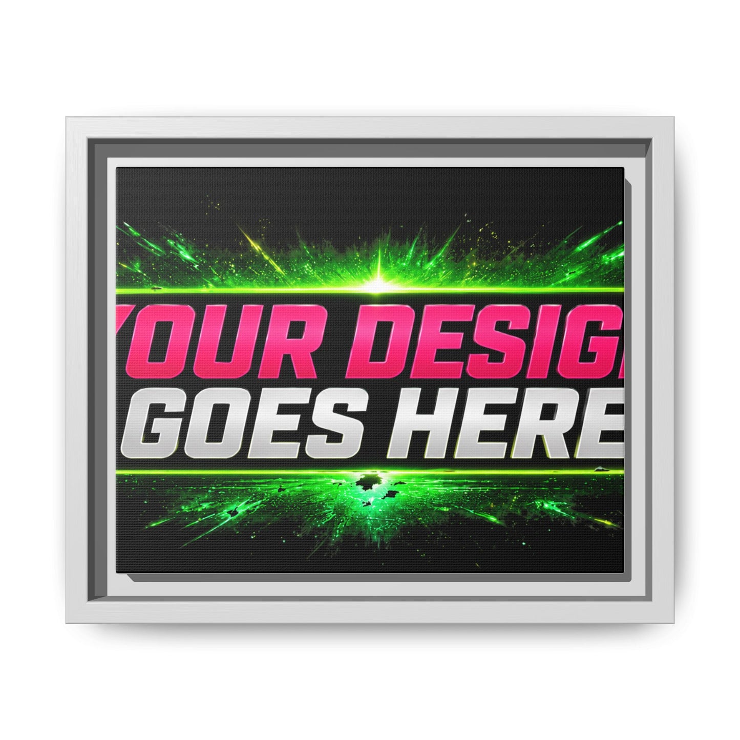 Template  Merch Wars Product #036 Framed Matte Canvas Wall Art —