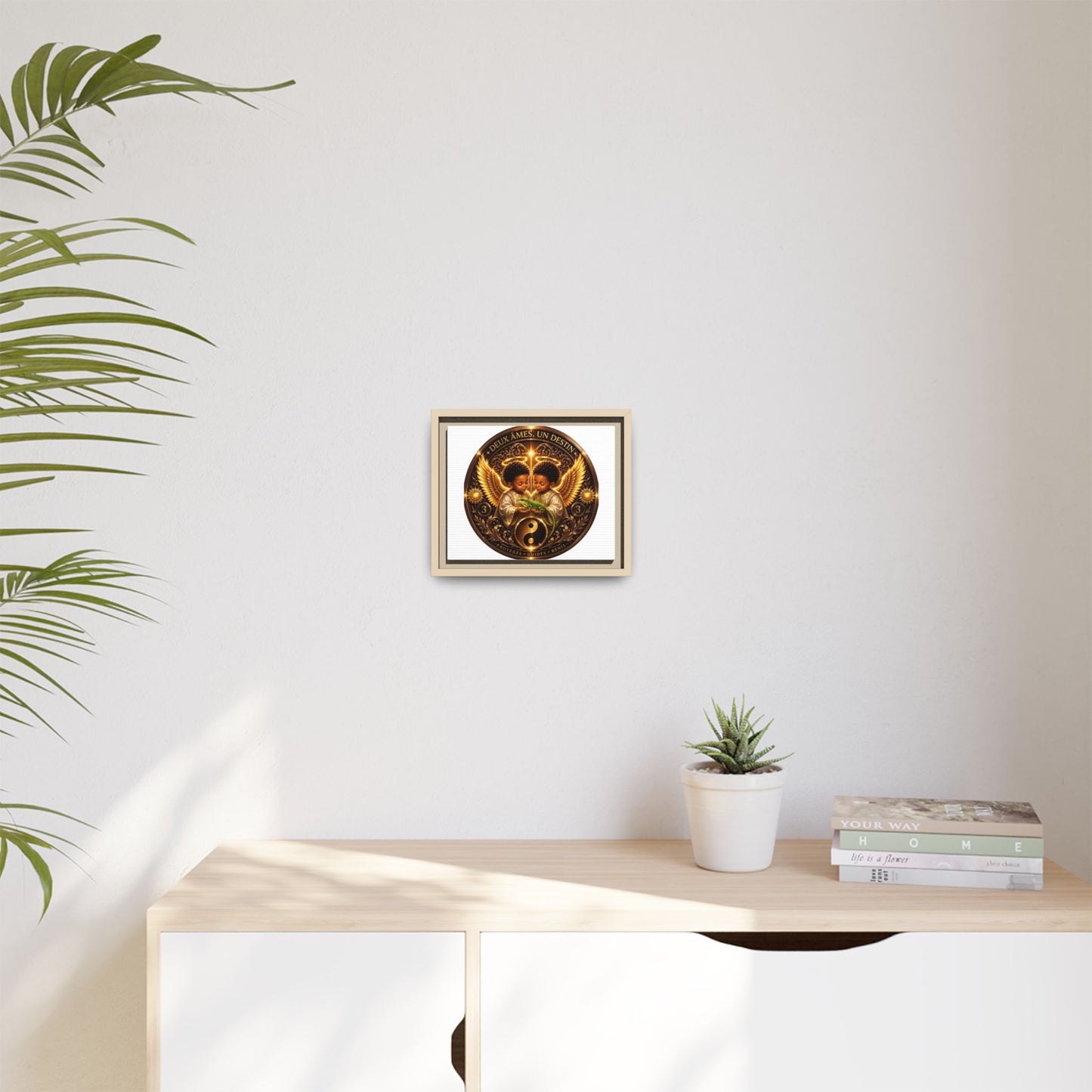 Merch Wars Product 002 : Matte Canvas, Framed (Multi-color) / Desing (3000X2400 px) / Multiple Colors by Marasa Yo V2