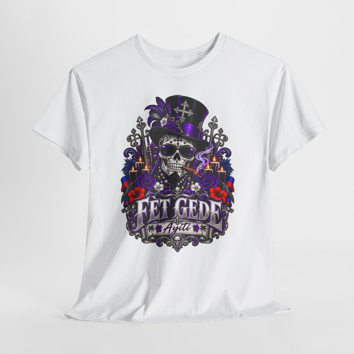 Kilti Ayisyen: Fèt GEDE T-shirt (USA Market)