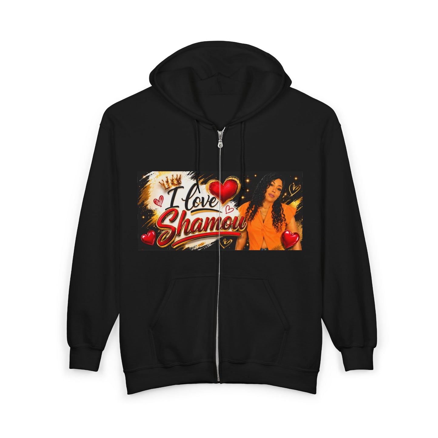 Merch Wars Product 012 Zip Hoodie Pullover/  Gildan 18600/ Size: 4500X3000 px by Shamou