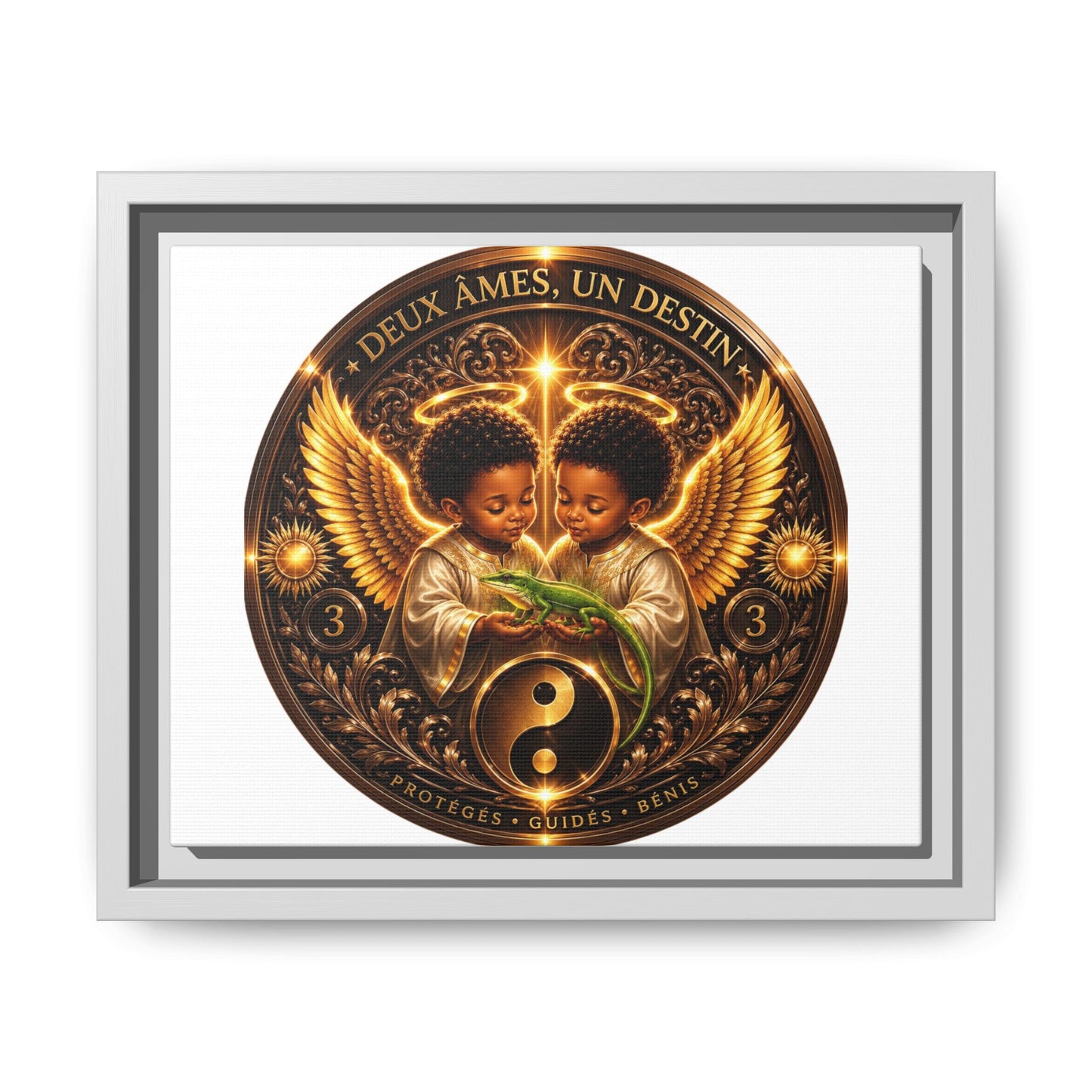Merch Wars Product 002 : Matte Canvas, Framed (Multi-color) / Desing (3000X2400 px) / Multiple Colors by Marasa Yo V2