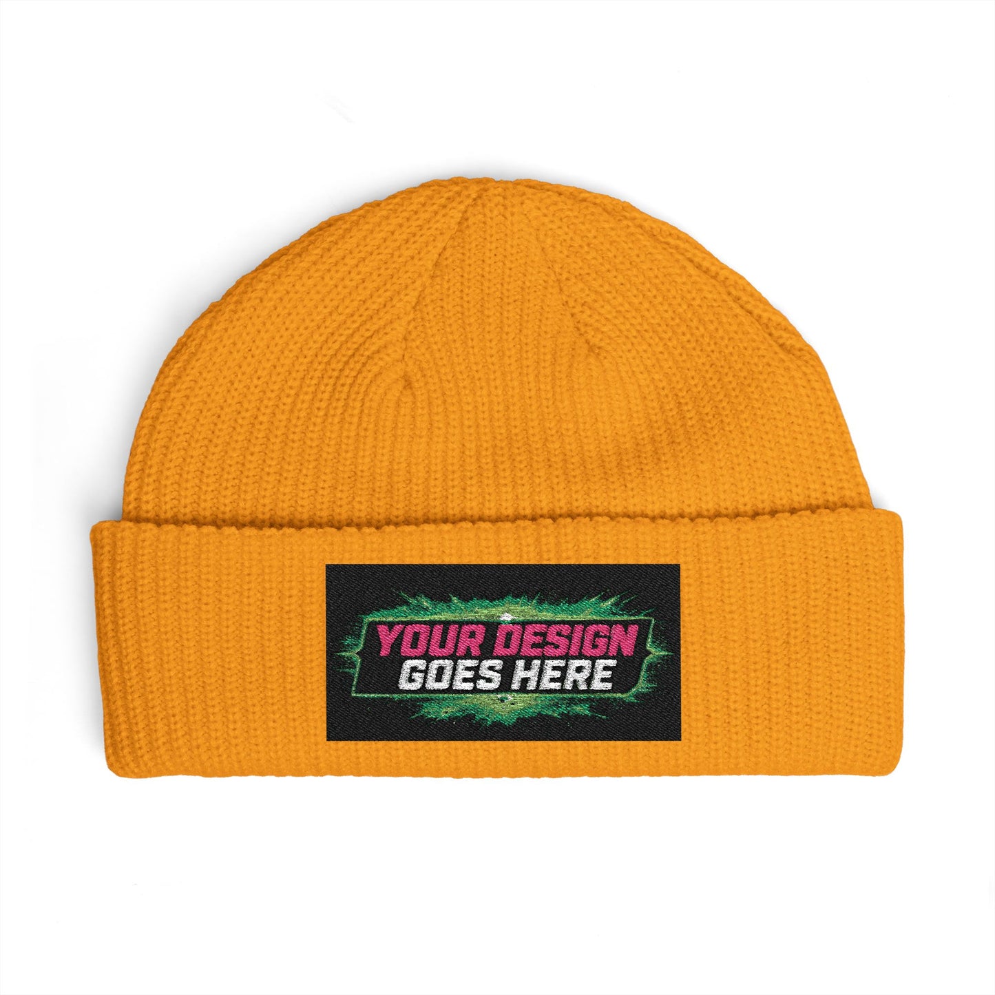 Template Merch Wars Product 016 Season 3  Embroidered Retro Pizza Cuff Beanie –