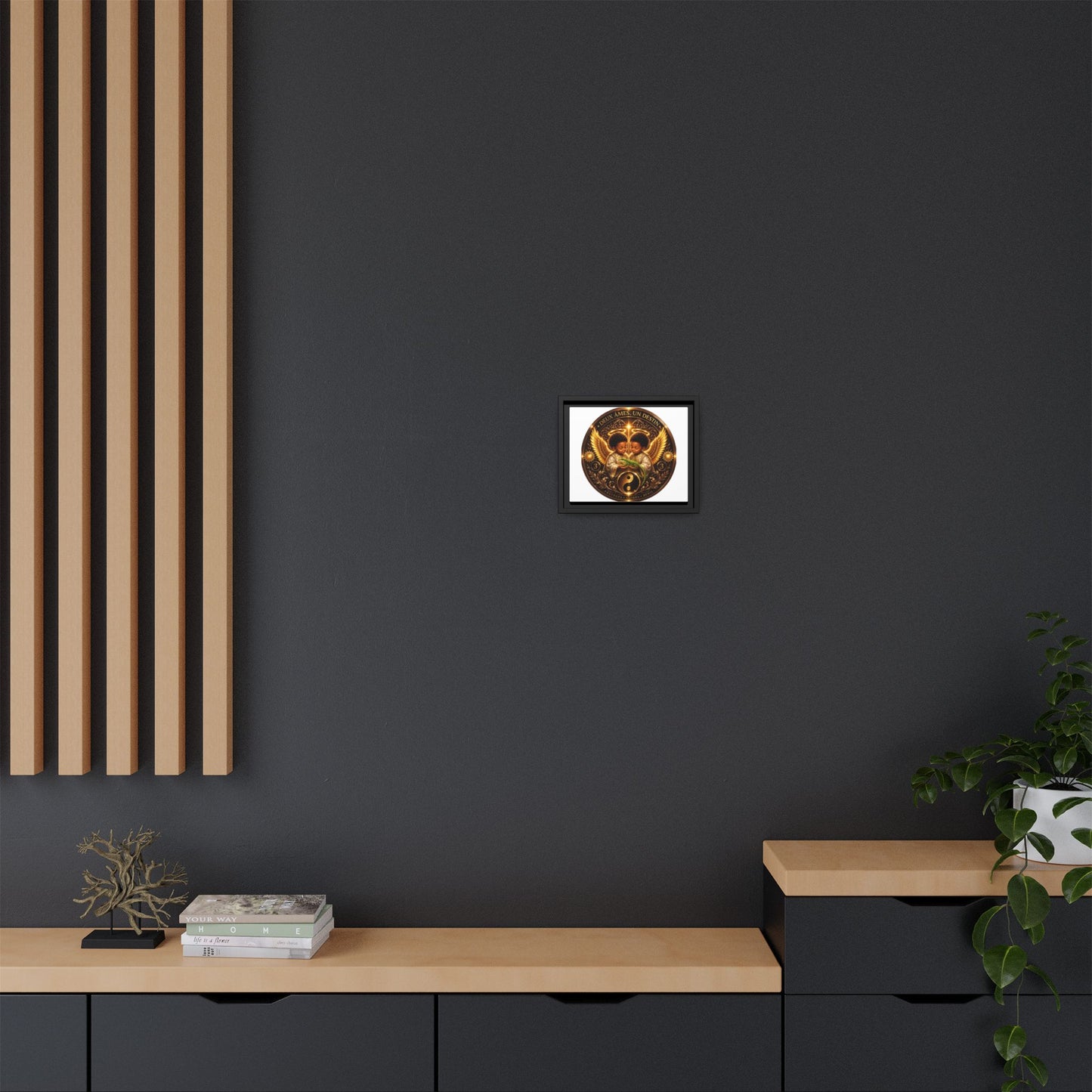 Merch Wars Product 002 : Matte Canvas, Framed (Multi-color) / Desing (3000X2400 px) / Multiple Colors by Marasa Yo V2