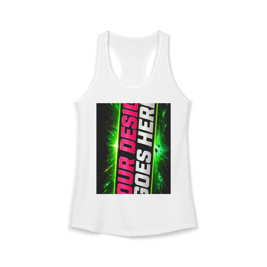 Template Merch Wars Product 019 Women's Ideal Racerback Tank