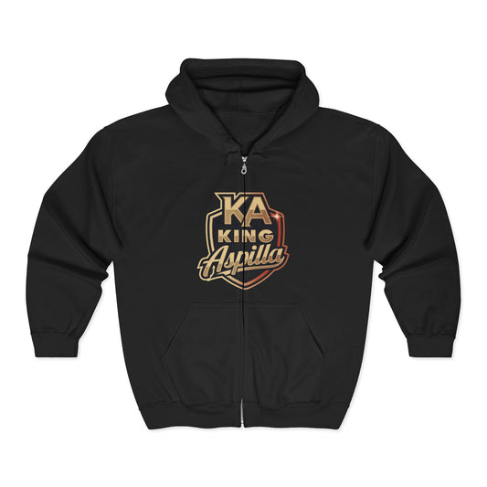 Merch Wars Product 012 Zip Hoodie Pullover/  Gildan 18600/ Size: 4500X3000 px By King Aspilla V3