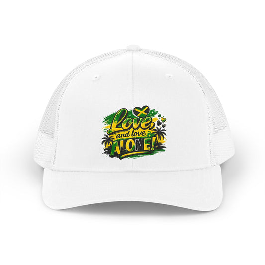 Merch Wars Product 015 -Trucker Hat V1 — Retro  Mesh Cap by Jay Fortune